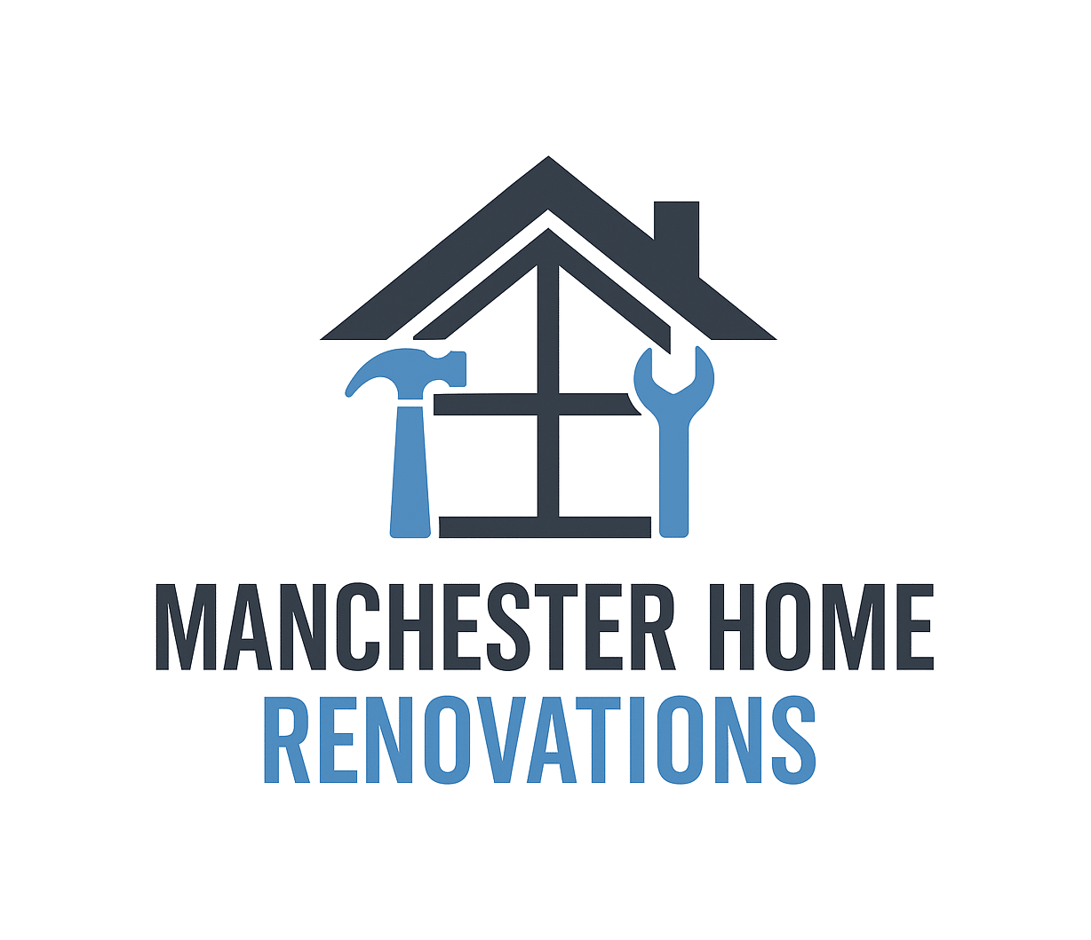 manchester home renovations logo upscaled transparent margin 20pct